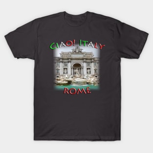 Ciao Italy ROME Trevi Fountain T-Shirt